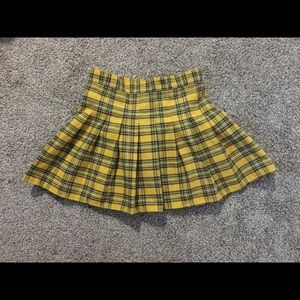 Mini school girl skirt